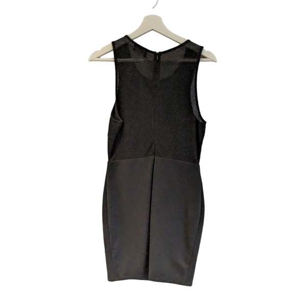 ASTR Black Mesh Panel Dress cut out bodycon size M - Picture 2 of 8